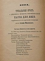 Skład Komitetu Kasy Mianowskiego z 1894 r.