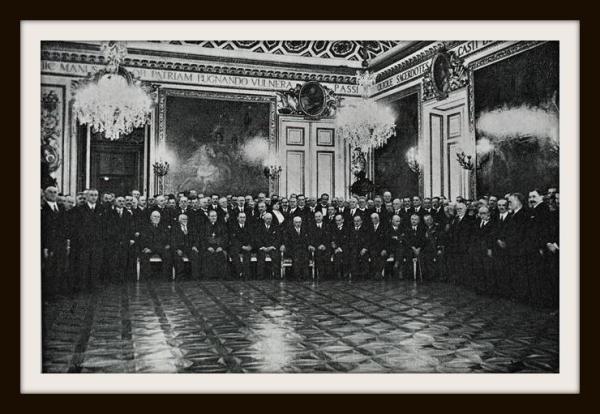 Przyjęcie u Prezydenta RP Ignacego Mościckiego na Zamku Królewskimw Warszawie 27 lutego 1932 r.